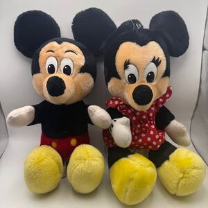 1980-1990s Vintage Disney Mickey Mouse & Minnie Mouse Plush’s